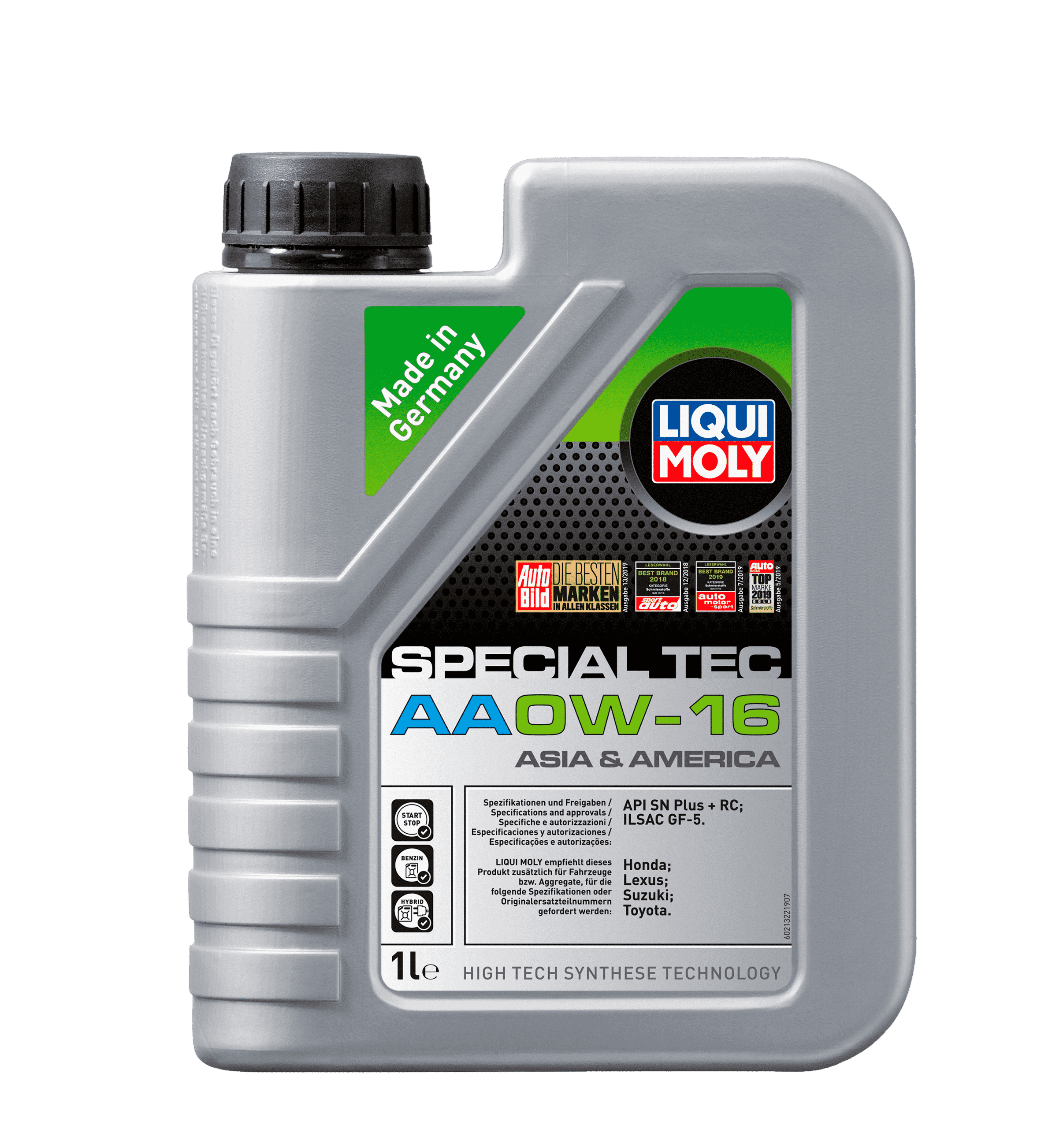 Моторное масло Liqui Moly Special Tec AA 0W-16, 1л